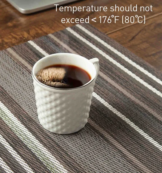 Avono Maze Mat Heat Resistant Table Mat Brown and Olive