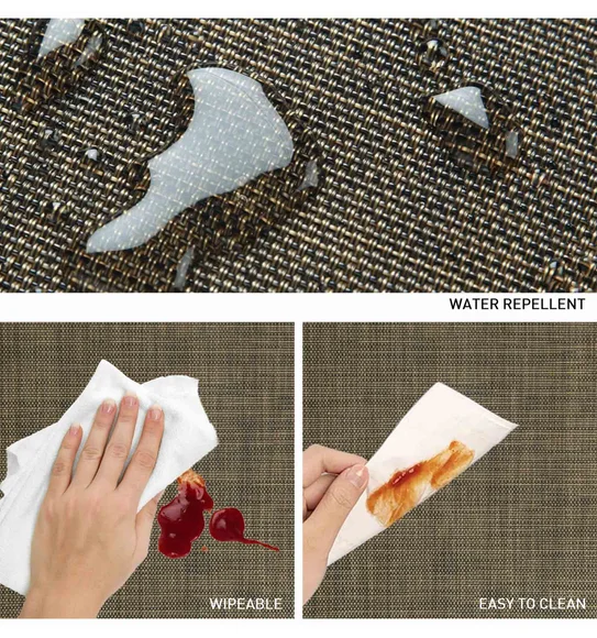 Avono Maze Mat Heat Resistant Table Mat Golden Black