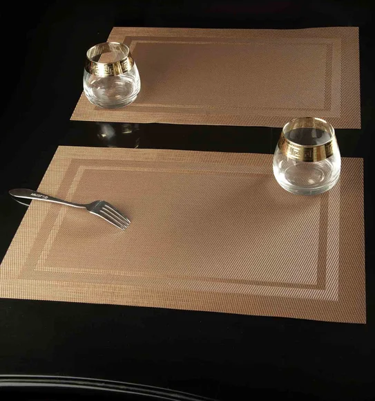 Avono Maze Mat Heat Resistant Table Mat L.Brown