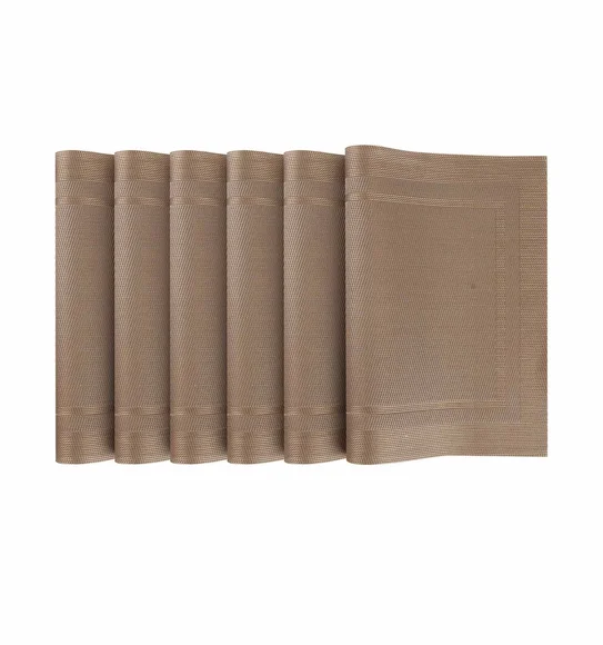 Avono Maze Mat Heat Resistant Table Mat L.Brown