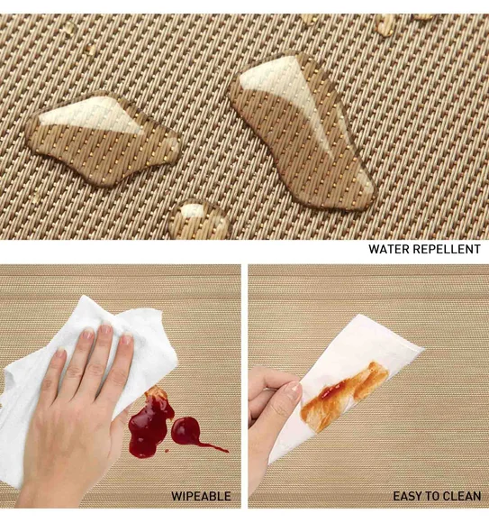 Avono Maze Mat Heat Resistant Table Mat L.Brown