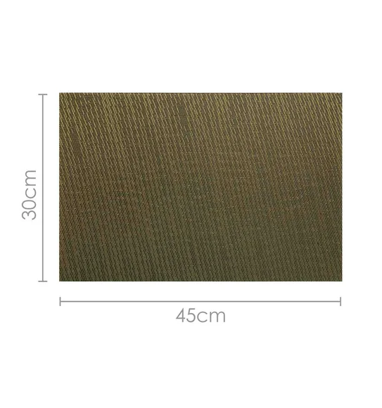 Avono Maze Mat Heat Resistant Table Mat Golden and Black