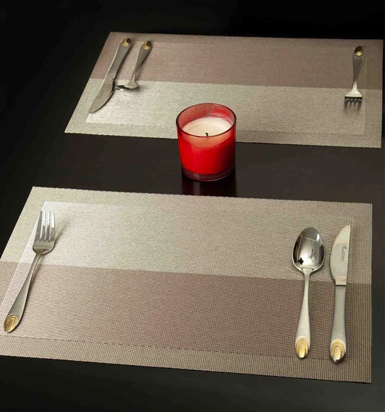 Avono Maze Mat Heat Resistant Table Mat Beige and Brown