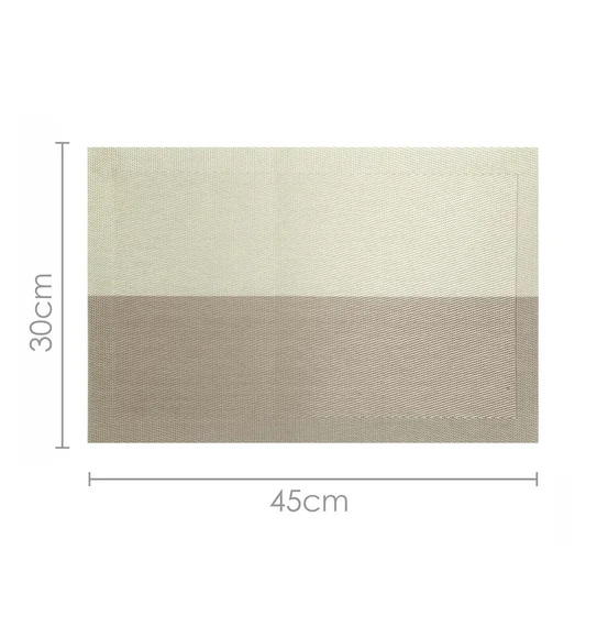 Avono Maze Mat Heat Resistant Table Mat Beige and Brown
