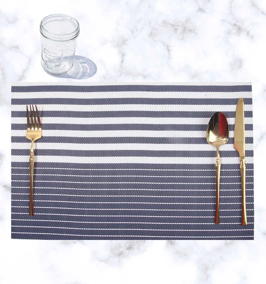 Avono Maze Mat Heat Resistant Table Mat Blue