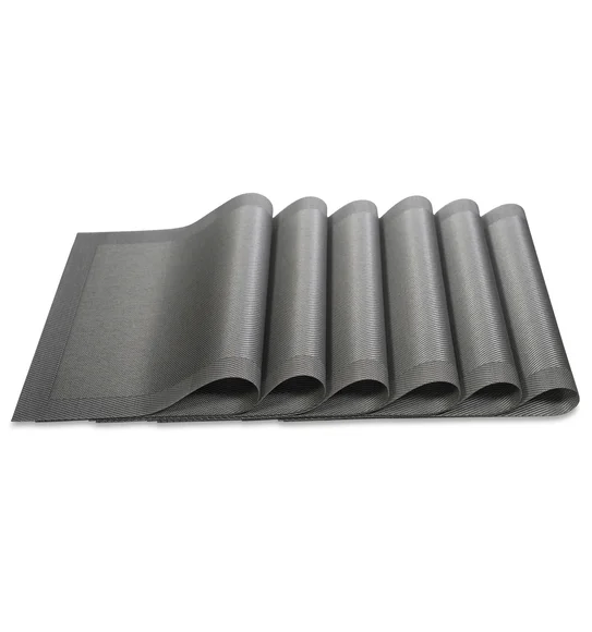Avono Maze Mat Heat Resistant Table Mat Silver
