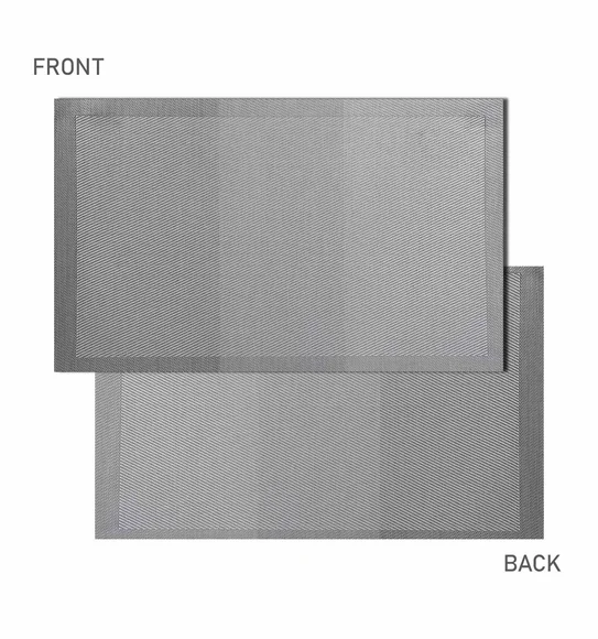 Avono Maze Mat Heat Resistant Table Mat Silver