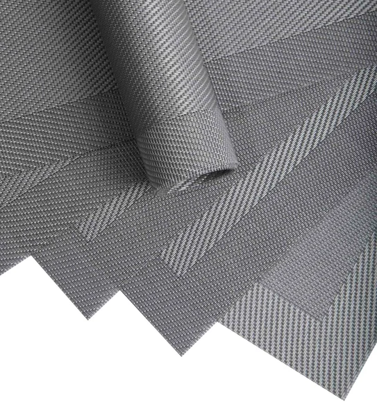 Avono Maze Mat Heat Resistant Table Mat Silver