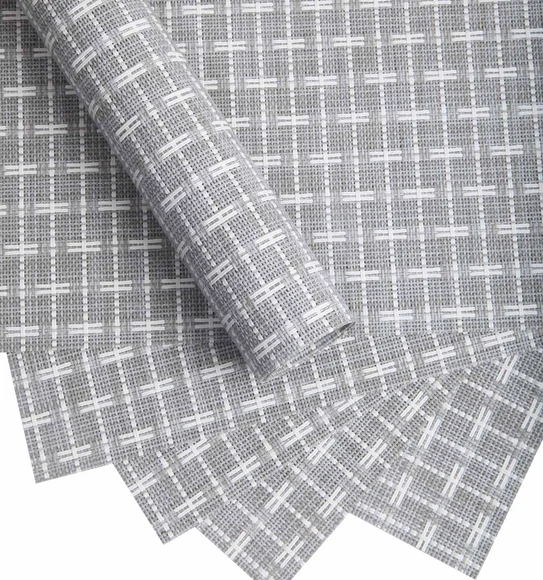 Avono Maze Mat Heat Resistant Table Mat Beige and White