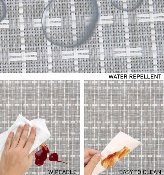 Avono Maze Mat Heat Resistant Table Mat Beige and White