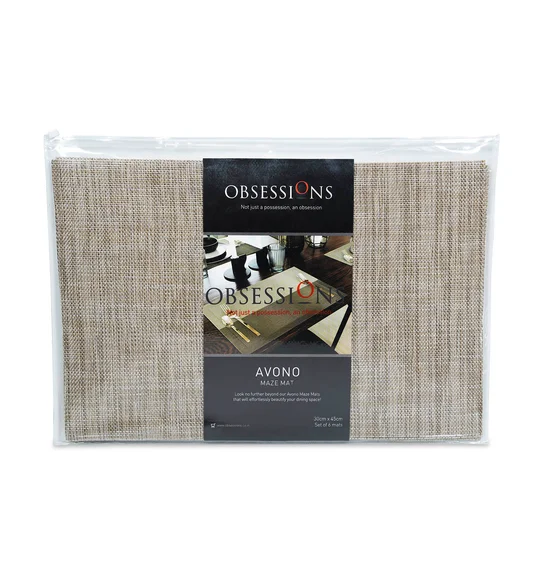 Avono Maze Mat Heat Resistant Table Mat Golden