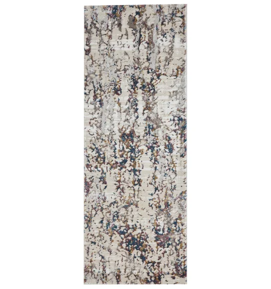 Viana Abstract Runner Cream
