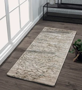 Viana Abstract Runner Beige and Cream