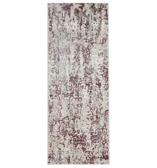 Viana Abstract Runner Cream and Lilac