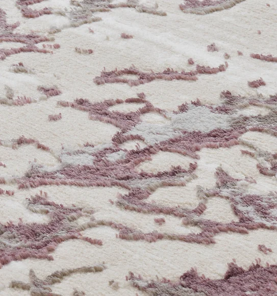 Viana Abstract Runner Cream and Lilac