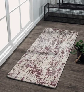 Viana Abstract Runner Cream and Lilac