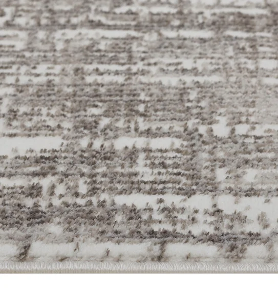 Viana Abstract Runner White and Brown