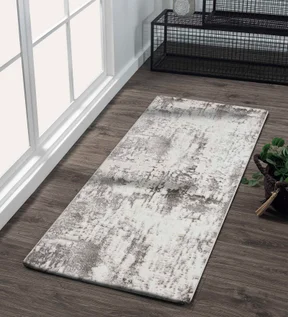 Viana Abstract Runner Cream and White