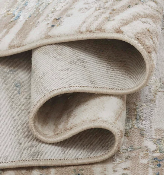 Viana Abstract Carpet Beige and Cream