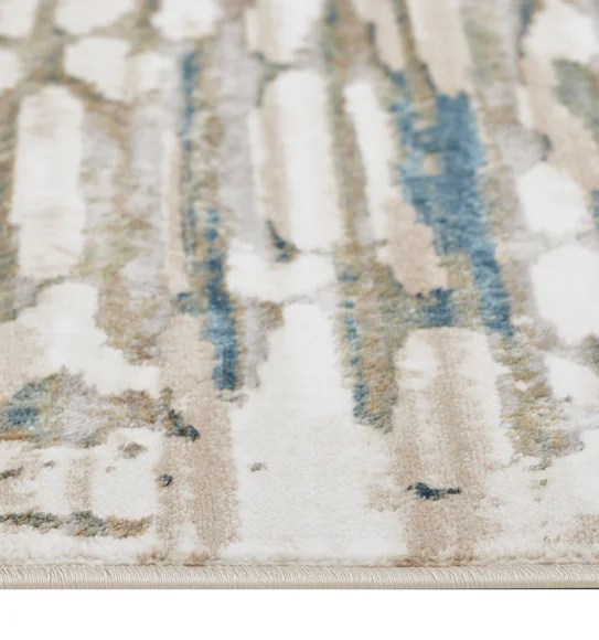 Viana Abstract Carpet Beige and Cream