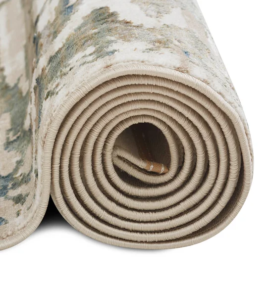 Viana Abstract Carpet Beige and Cream