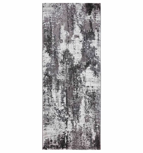 Craft Abstract Runner D.Grey and Cream