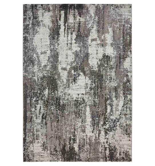 Craft Abstract Carpet D.Grey and Cream