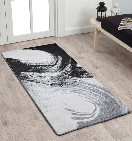 Arizona Abstract Runner Charcoal and Grey