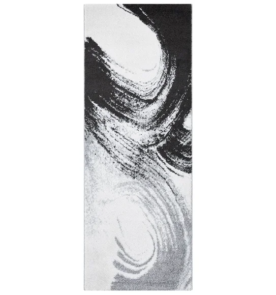 Arizona Abstract Runner Charcoal and Grey