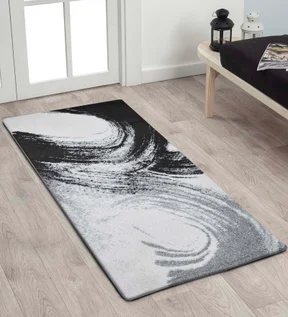 Arizona Abstract Runner Charcoal and Grey