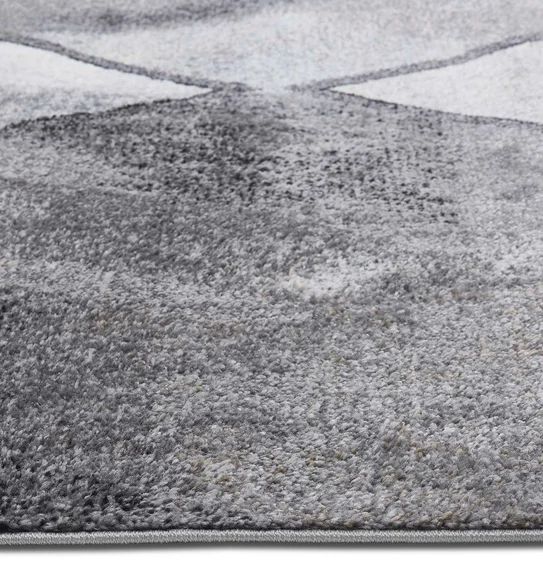 Arizona Geometric Runner Grey and Charcoal