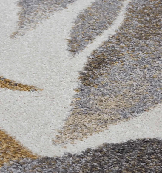 Arizona Floral Runner Gold and Grey