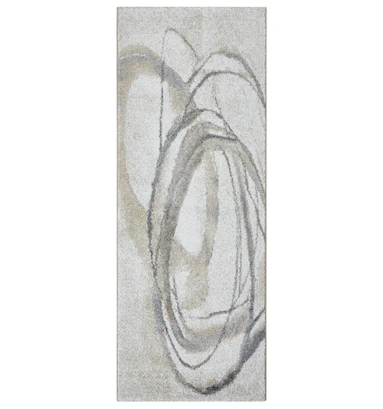 Arizona Abstract Runner Grey and Beige