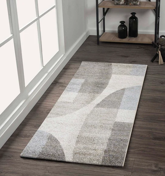 Arizona Geometric Runner Brown and Cream