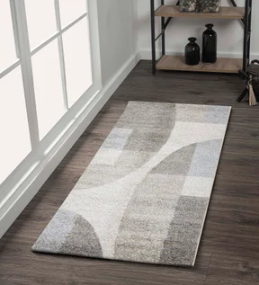 Arizona Geometric Runner Brown and Cream