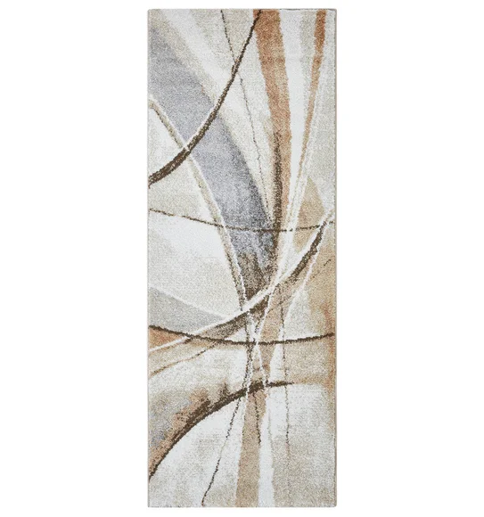 Arizona Abstract Runner L.Brown and Cream