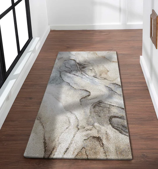 Arizona Abstract Runner Brown and Grey