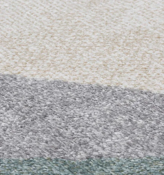 Arizona Abstract Runner Charcoal and Beige