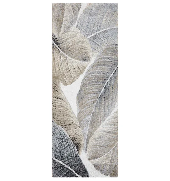 Arizona Floral Runner Brown and Grey