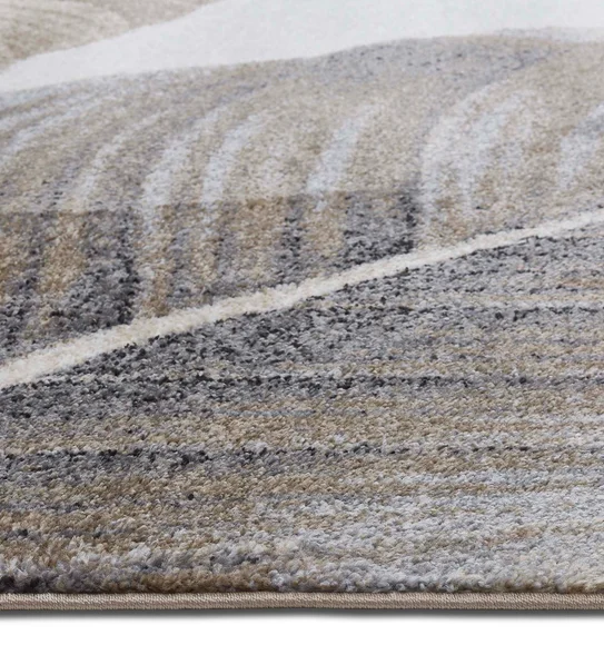 Arizona Floral Runner Brown and Grey