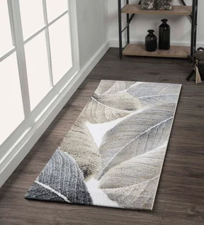 Arizona Floral Runner Brown and Grey