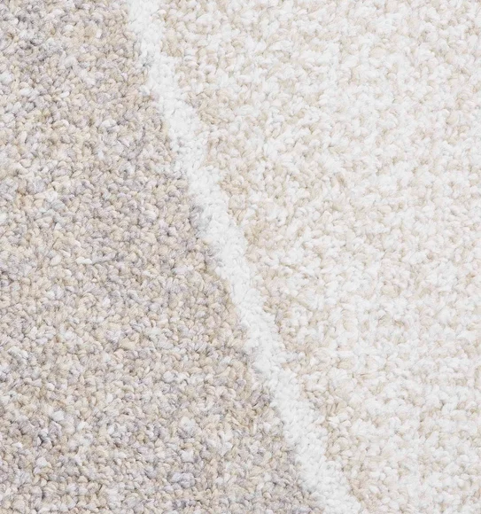 Arizona Abstract Carpet L.Brown and Cream
