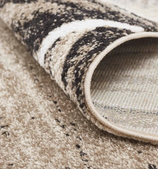 Arizona Floral Carpet Brown and Grey