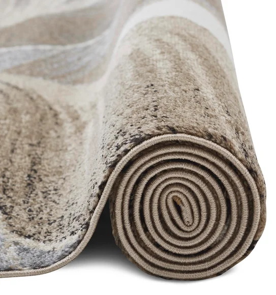 Arizona Floral Carpet Brown and Grey