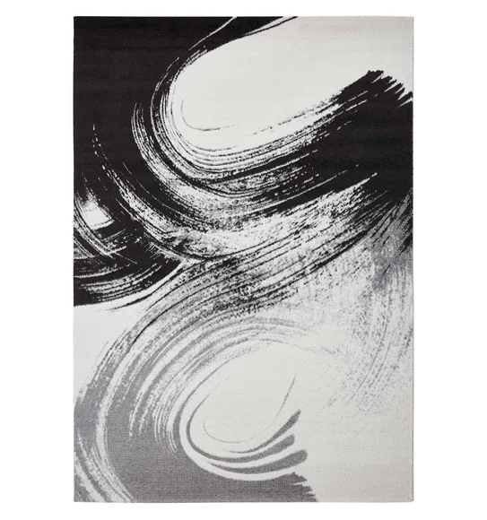 Arizona Abstract Carpet Charcoal and Grey