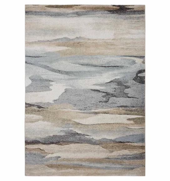 Arizona Abstract Carpet Grey and Brown