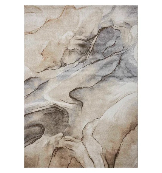 Arizona Abstract Carpet Brown and Grey