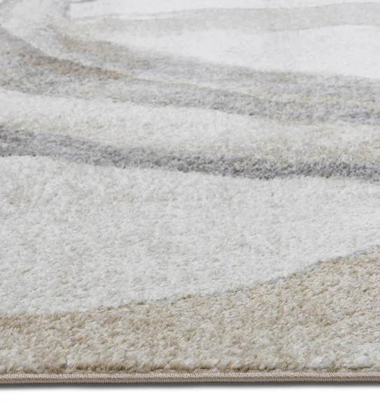 Arizona Abstract Carpet Grey and Beige