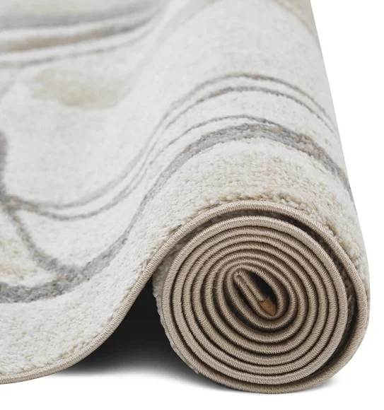 Arizona Abstract Carpet Grey and Beige