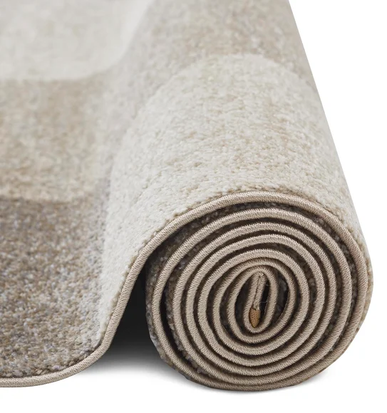 Arizona Geometric Carpet Brown and Cream